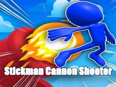 Гульня Stickman Cannon Shooter