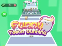Гульня Funny Teeth Running