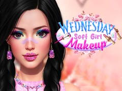 Гульня Wednesday Soft Girl Makeup