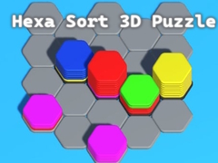 Гульня Hexa Sort 3D Puzzle