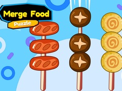 Гульня Merge Food Puzzle