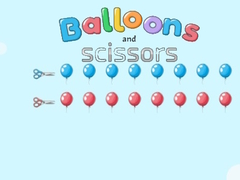 Гульня Balloons And Scissors