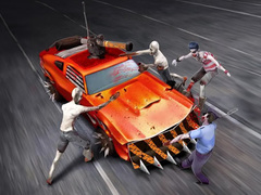Гульня Zombie Driver