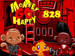Гульня Monkey Go Happy Stage 828