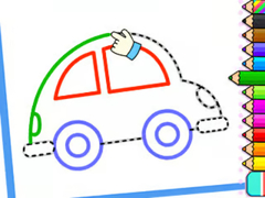 Гульня Toddler Drawing: Cute Car
