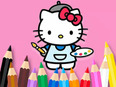 Гульня Coloring Book: Hello Kitty Painting