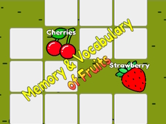 Гульня Memory & Vocabulary of Fruits