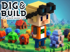 Гульня Dig & Build Miner Merge