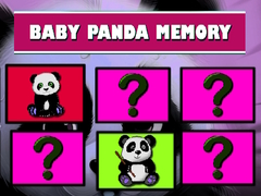 Гульня Baby Panda Memory