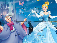 Гульня Jigsaw Puzzle: Cinderella Transforms