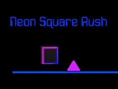Гульня Neon square Rush