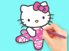 Гульня Coloring Book: Hello Kitty Dancing
