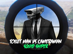 Гульня Toilet Man vs Cameraman Squid Sniper