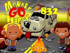 Гульня Monkey Go Happy Stage 832