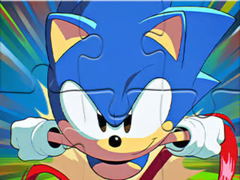 Гульня Jigsaw Puzzle: Sonic Rush