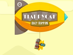 Гульня FlappyCat Crazy Steampunk