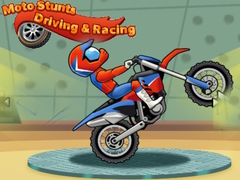 Гульня Moto Stunts Driving & Racing