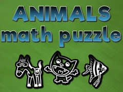 Гульня Animals Math Puzzles