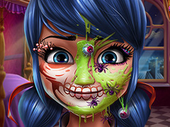 Гульня Dotted Girl Halloween Makeup