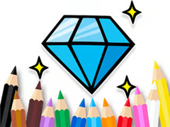 Гульня Coloring Book: Shining-Diamond