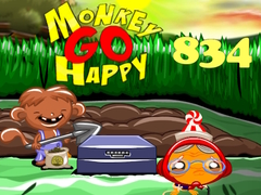 Гульня Monkey Go Happy Stage 834