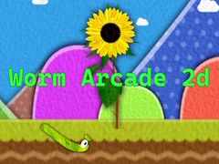 Гульня Worm Arcade 2d