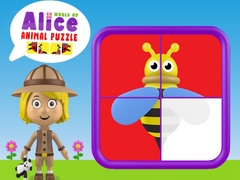 Гульня World of Alice Animals Puzzle