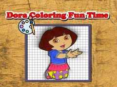 Гульня Dora Coloring Fun Time