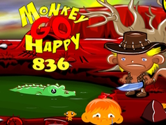 Гульня Monkey Go Happy Stage 836
