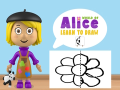 Гульня World of Alice Learn to Draw