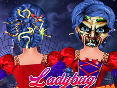 Гульня Ladybug Halloween Hairstyles