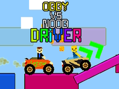 Гульня Obby vs Noob Driver