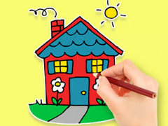 Гульня Coloring Book: Dream House