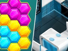 Гульня Hexa Blast Game Puzzle
