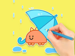 Гульня Coloring Book: Fun Rainy Day