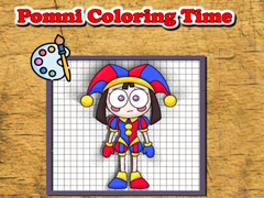 Гульня Pomni Coloring Time