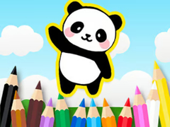 Гульня Coloring Book: Cute Panda