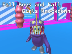 Гульня Fall Boys and Fall Girls Knockdown