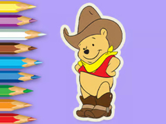 Гульня Coloring Book: Cowboy Winnie