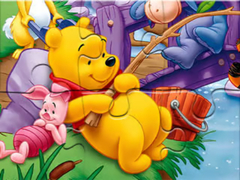 Гульня Jigsaw Puzzle: Winnie Fishing