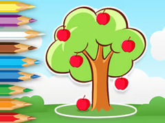 Гульня Coloring Book: Apple Tree