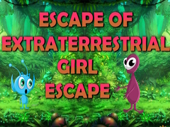 Гульня Escape Of Extraterrestrial Girl Escape