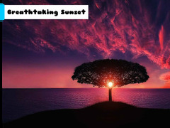 Гульня Breathtaking Sunset 
