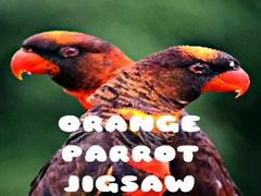 Гульня Orange Parrot Jigsaw