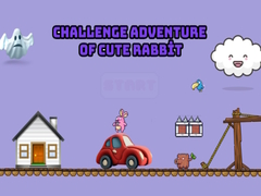 Гульня Challenge adventure of cute rabbit