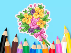 Гульня Coloring Book: Love Bouquet
