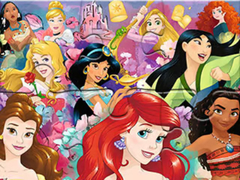 Гульня Jigsaw Puzzle: Princess Party