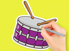 Гульня Coloring Book: Star Drum