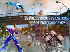 Гульня US Police Robot Transform: Robot  fighting games