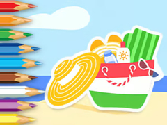 Гульня Coloring Book: Summer Beach Gear